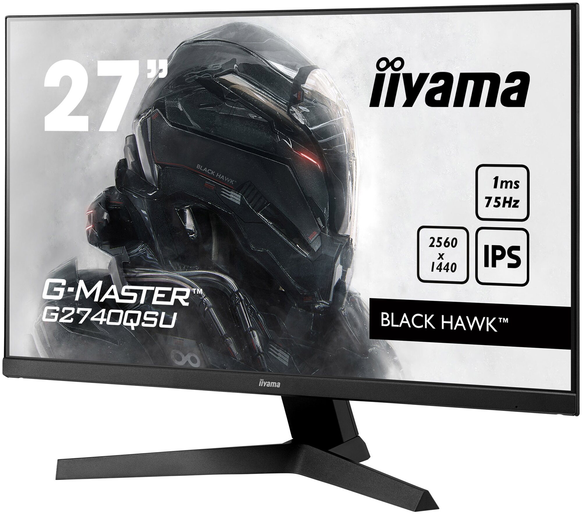 27 Монитор Iiyama G-Master G2740QSU-B1 2560x1440 75 Гц IPS черный