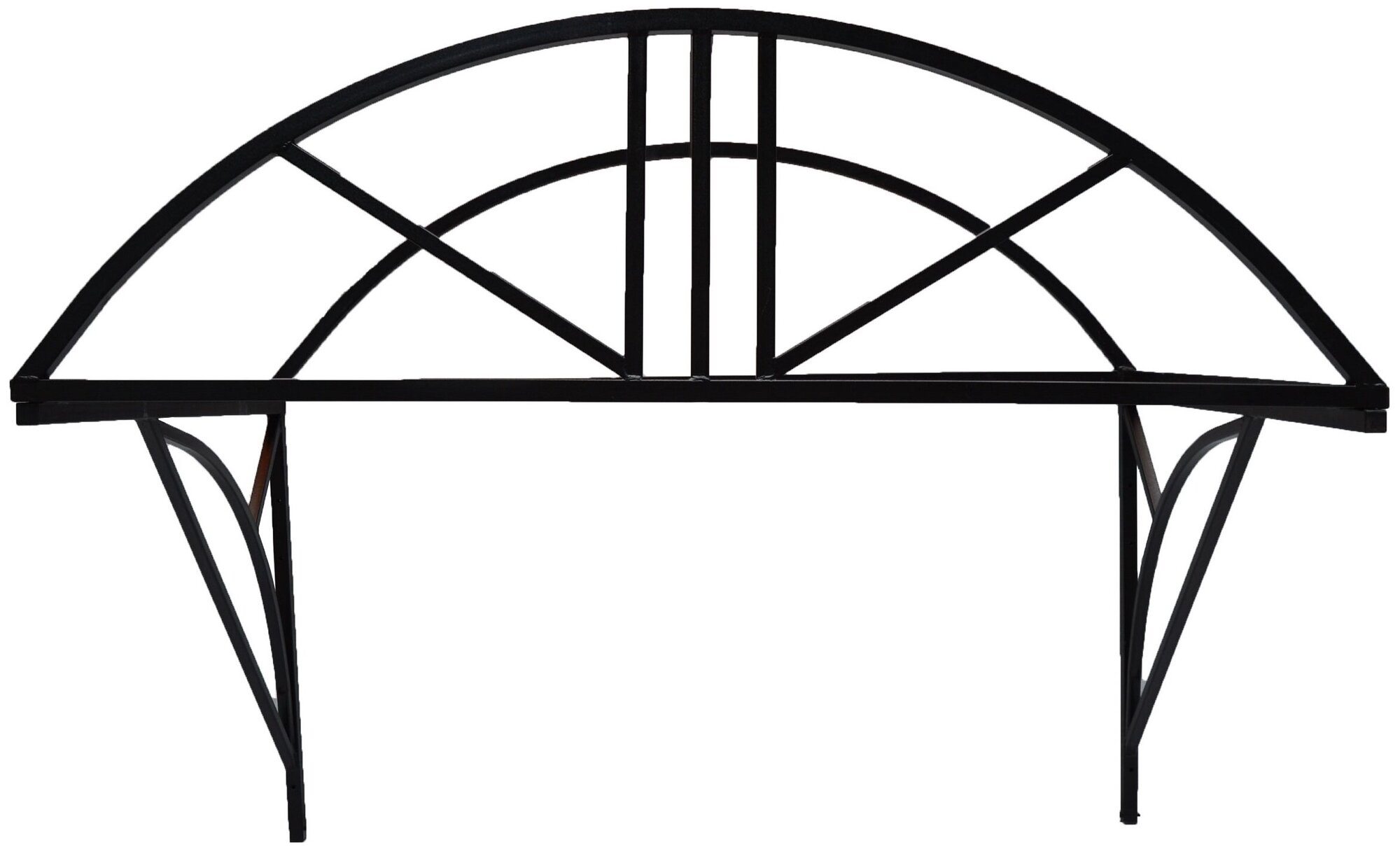 Козырек над крыльцом арочный 1,5 метра. Классик G-3 Усиленный - фотография № 5
