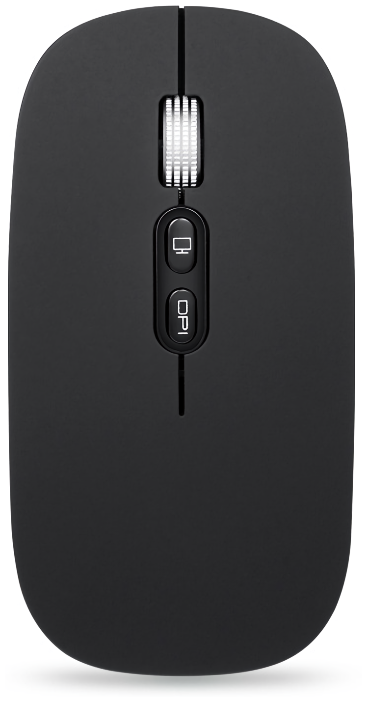 Мышь беспроводная М103, Bluetooth 5.1 + Nano USB, Зарядка Type-C Компьютерная мышка с RGB подсветкой, бесшумная мышка с Аккумулятором