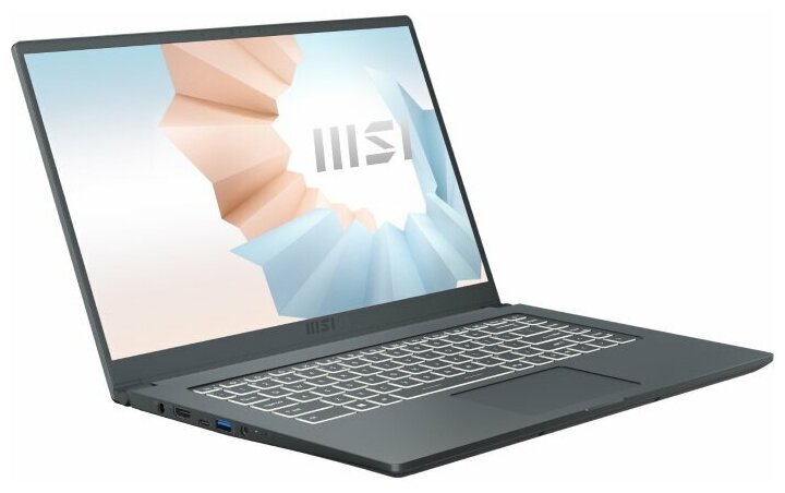 Ноутбук MSI Prestige 14 A11SB-638RU 9S7-14C412-638 Core i7 3000 MHz 1185G716384Mb512 Gb SSD141920x1080nVidia GeForce MX450 GDDR6Win 10 Home