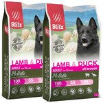 BLITZ HOLISTIC GRAIN FREE ADULT LAMB & DUCK беззерновой для взрослых собак всех пород с ягненком и уткой (1,5 + 1,5 кг) - изображение