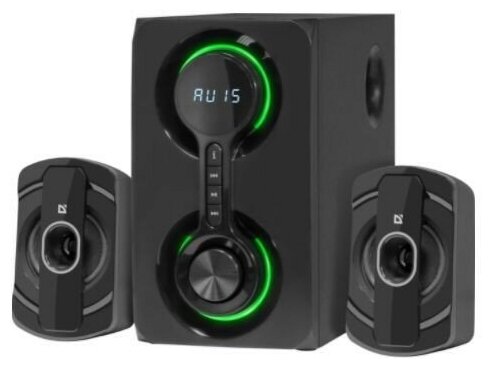 Колонки с сабвуфером Defender Eclipse акустическая стерео система 2140 Вт Bluetooth 50 MP3-плеер FM usb дерево