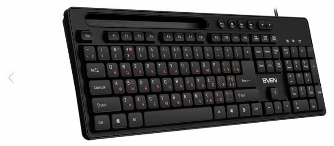 Клавиатура проводная Sven KB-S302 USB черный