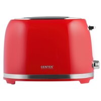 Тостер CENTEK CT-1432 Red, 850Вт, 7 степеней обжарки, не нагревающийся корпус