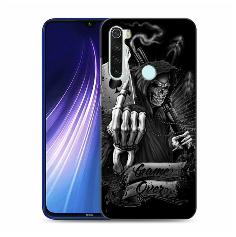 Дизайнерский силиконовый чехол для Xiaomi RedMi Note 8 креативный дизайн