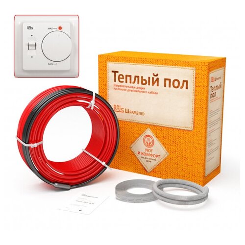 Комплект теплого пола под плитку Warmstad WSS-220Вт 155м c терморегулятором Warmstad ТР 111 2785₽