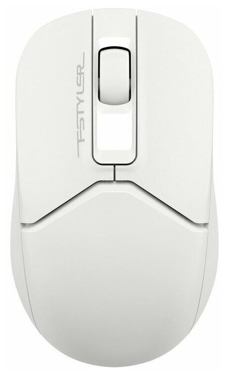 Мышь Wireless A4Tech Fstyler FB12 белый оптическая 1200dpi BTRadio USB 3but 1595330