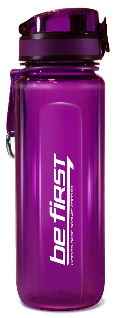 Be First Бутылка для воды из тритана крышка с защитой 750 мл (BF16019) (Be First) Фиолетовый