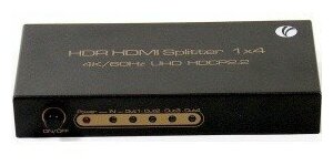 Vcom Разветвитель DD424 Разветвитель HDMI Spliitter 1 >4 2.0v.