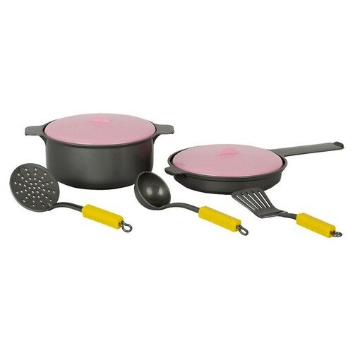 Игровой кухонный набор Детский, 5 предметов детский кухонный набор kitchen set чаепитие 8 предметов