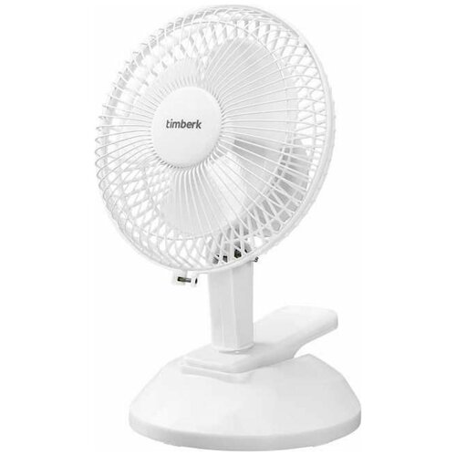 Вентилятор Timberk T-DF601 белый 2в1 база и прищепка 239000₽