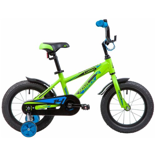 Велосипед детский NOVATRACK 145ALUMEN.GN9 14, LUMEN, алюм., рост 105-110, 3-5 лет, зелёный