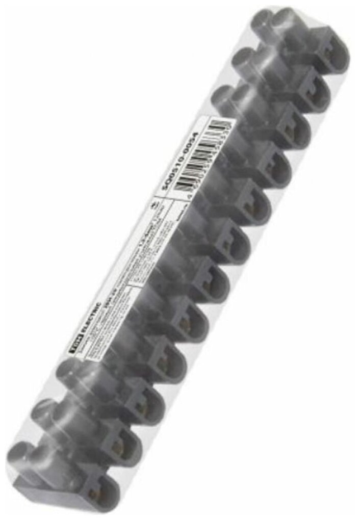 Зажим винтовой ЗВИ-20 полипропилен 15-6мм2 12пар 100°С черный (индивидуальная упаковка) TDM