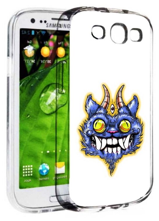 Чехол задняя-панель-накладка-бампер MyPads оракул для Samsung Galaxy S3 GT-I9300/Duos GT-I9300I противоударный