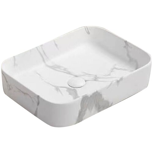 Раковина накладная в ванную, прямоугольная, белая, на столешницу, необычная раковина