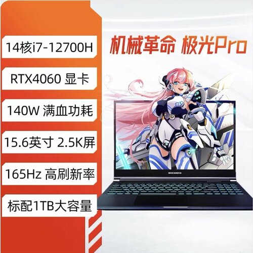 Игровой ноутбук Quanshi G Jiaolong Mechanical Revolution Aurora Pro 32ГБ 1ТБ 165Гц RTX4060 87887₽
