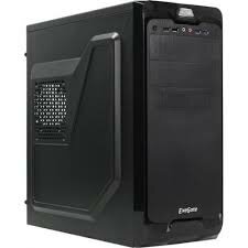 Exegate EX269438RUS Корпус Miditower UN-604 Black, ATX, 2*USB+2*USB3.0, Audio