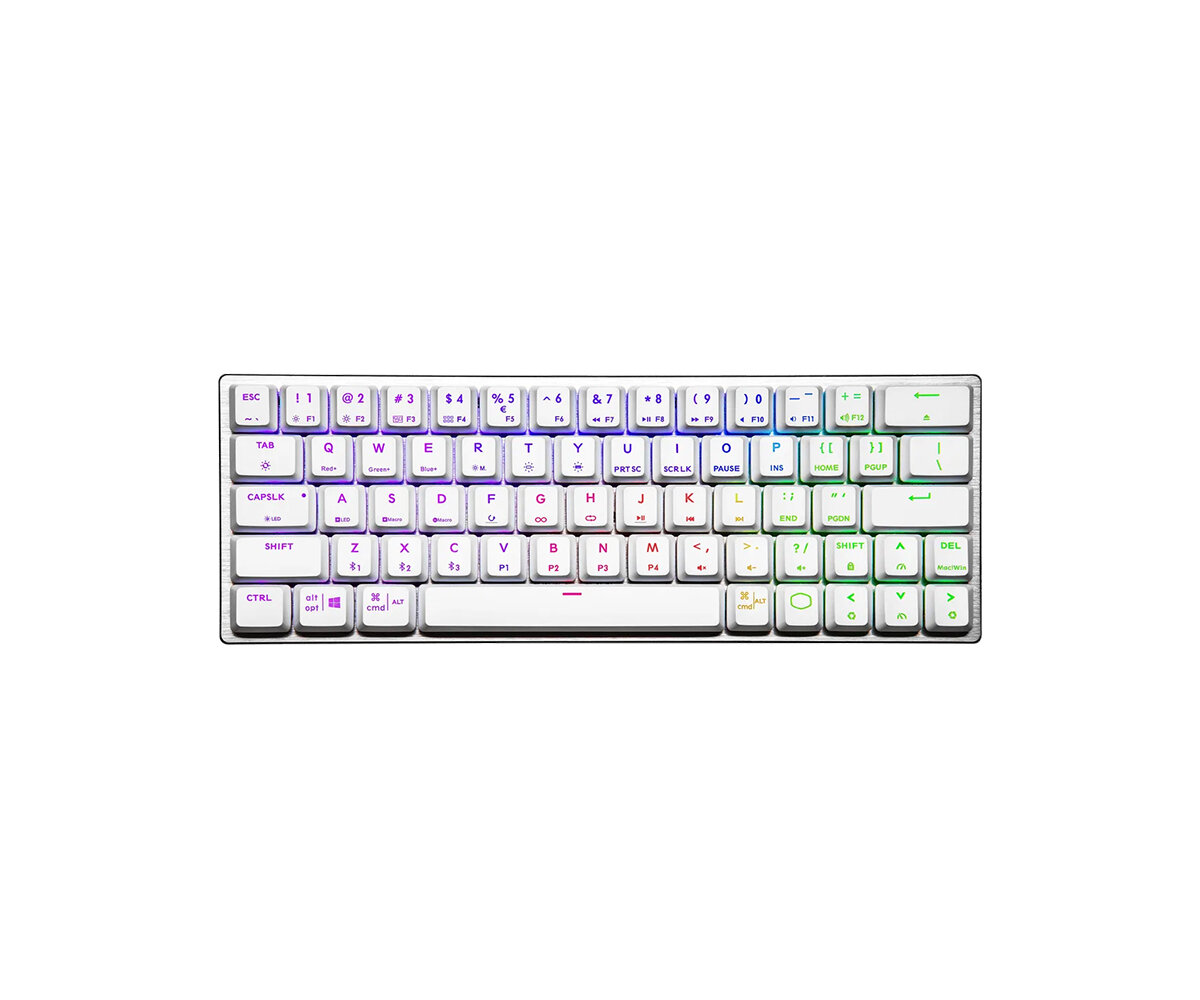 Клавиатура Cooler Master SK622 Silver White Hybrid Wireless Keyboard (Red Switch)