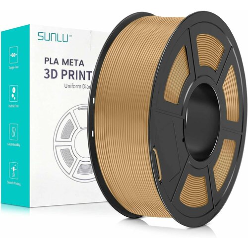 PLA Meta пластик Sunlu 1,75мм 1кг (Шоколадный)