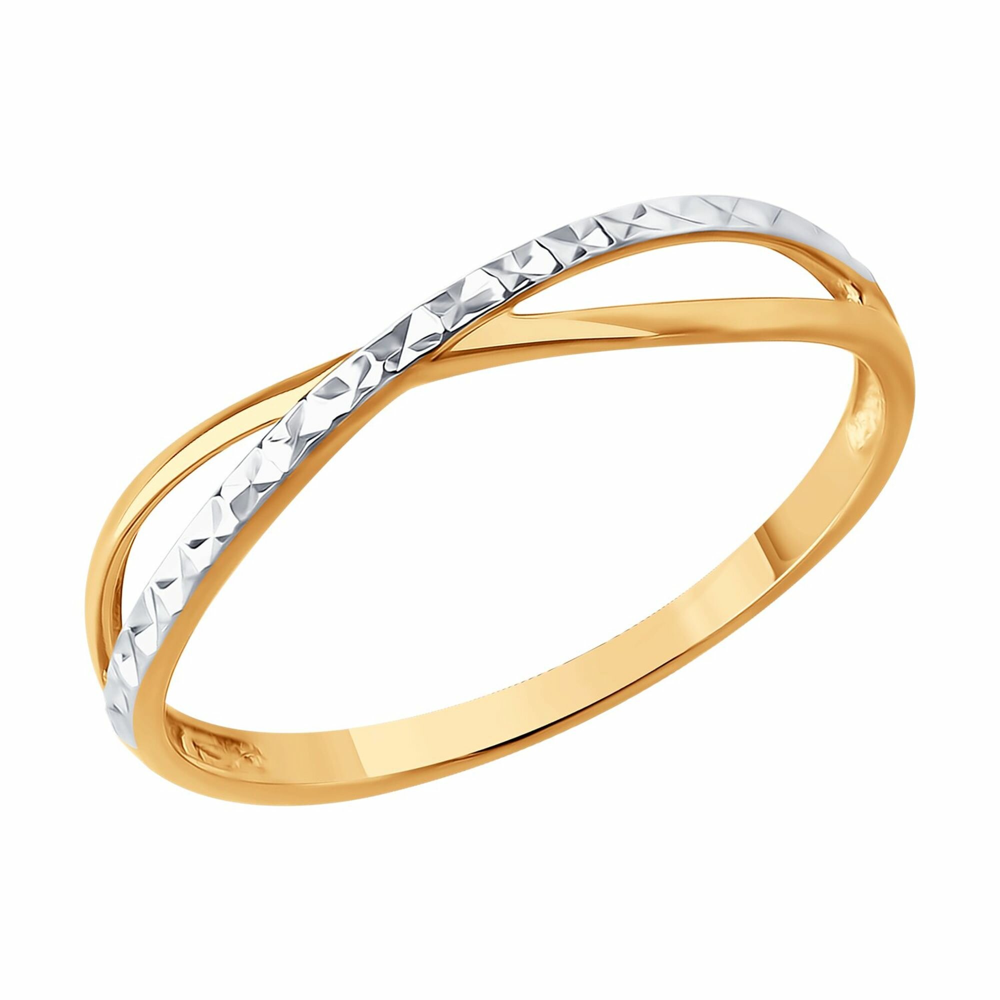 Кольцо Diamant online, красное золото, 585 проба