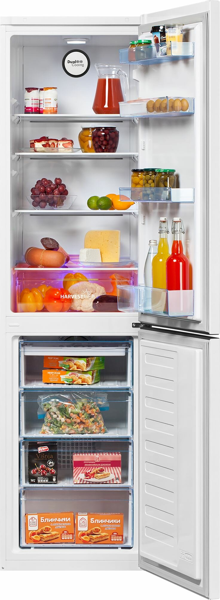 Холодильник Beko B3R0CNK332HW B300, двухкамерный, A+, No Frost — фото 1