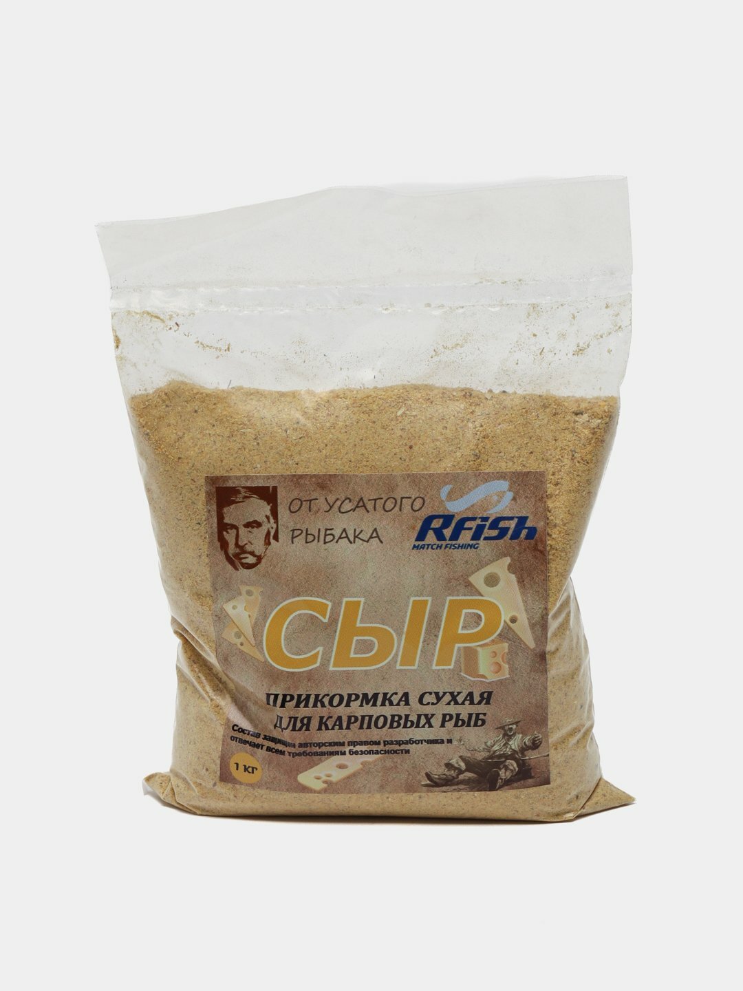 Прикормка Rfish, для рыбалки, крупнофракционная, Скопекс, 1кг — фото 1