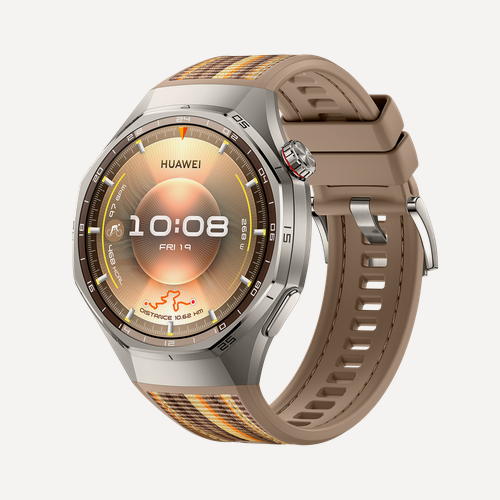 Изображение товара Смарт-часы HUAWEI Watch GT 6 Pro 46 мм, коричневый тканый ремешок (55020FWA)