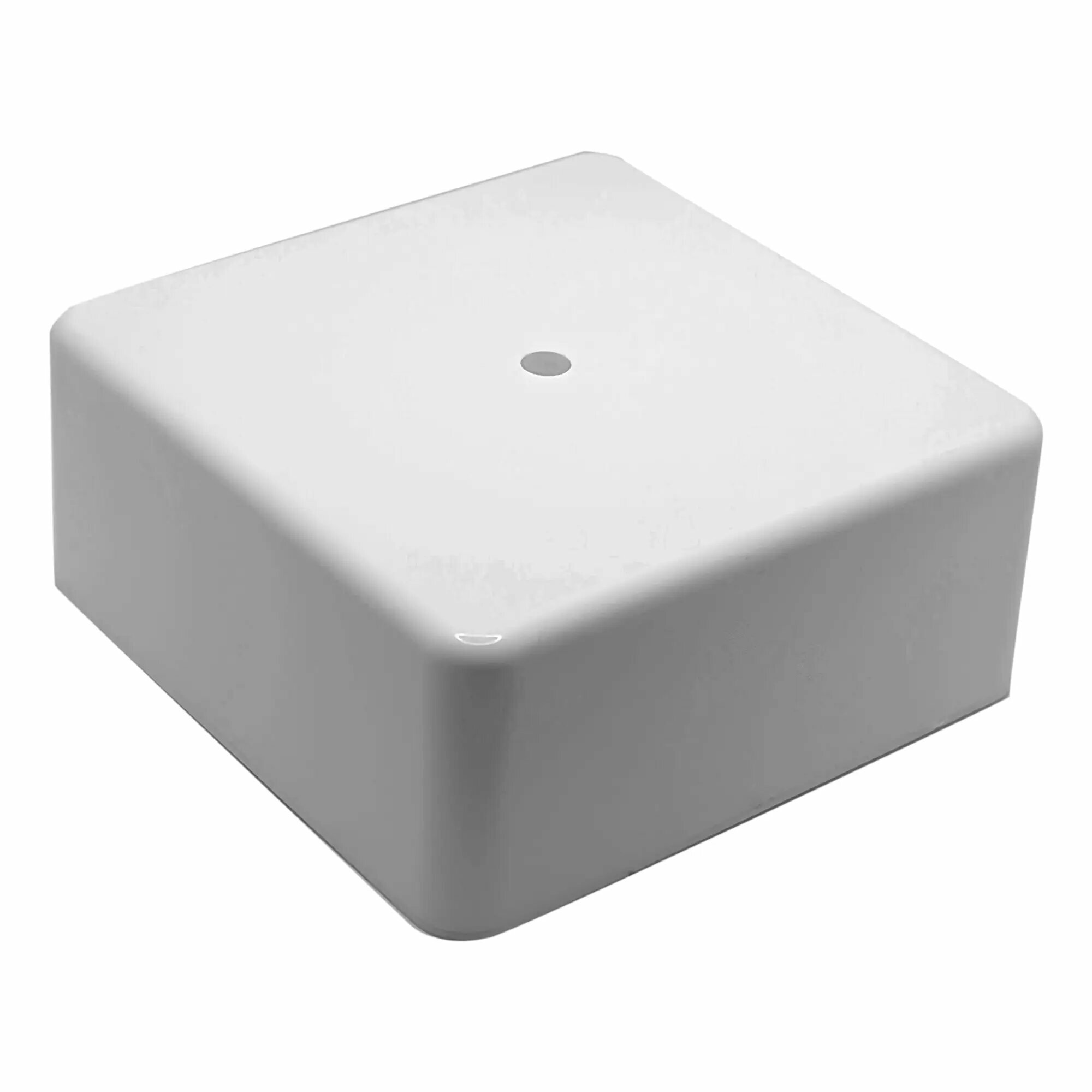 Распределительная коробка открытая Mirkl 100x100x44 мм 2 ввода цвет белый