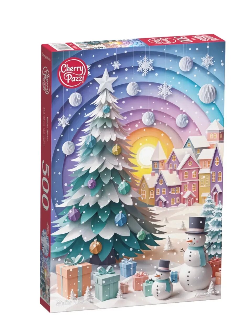 Пазлы для взрослых 500 элементов Зимние пожелания