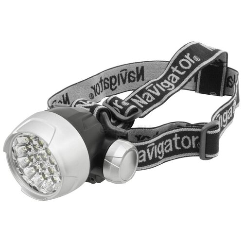 фото Фонарь светодиодный npt-h01-3aaa 25led налобный пластик 18626 navigator group tornado