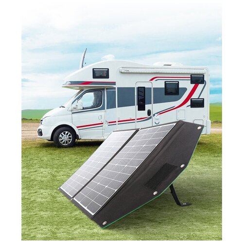 Портативная раскладная солнечная панель Solar Charger SunPower 80Вт 80W