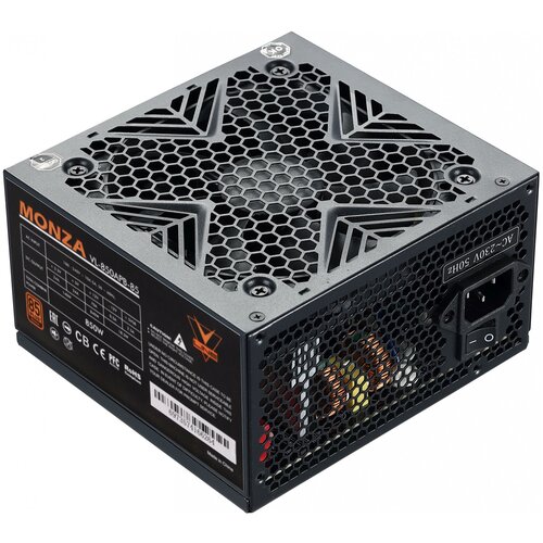 Блок питания Formula ATX 850W MONZA VL-850APB-85 80+ bronze (24+4+4pin) APFC 120mm fan 7xSATA RTL