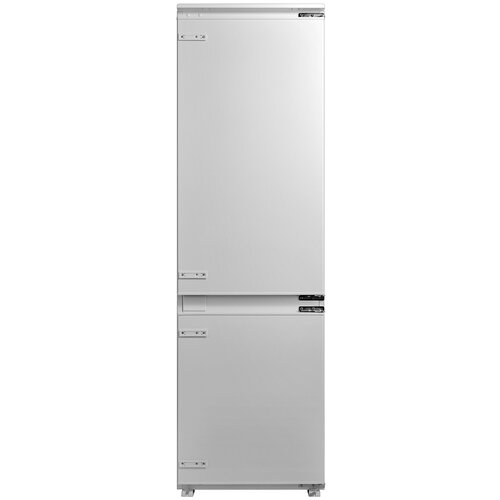 Hyundai Двухкамерный холодильник встраиваемый Hyundai CC4023F холодильник бирюса m 10 однокамерный класс а 235 л full no frost металлик