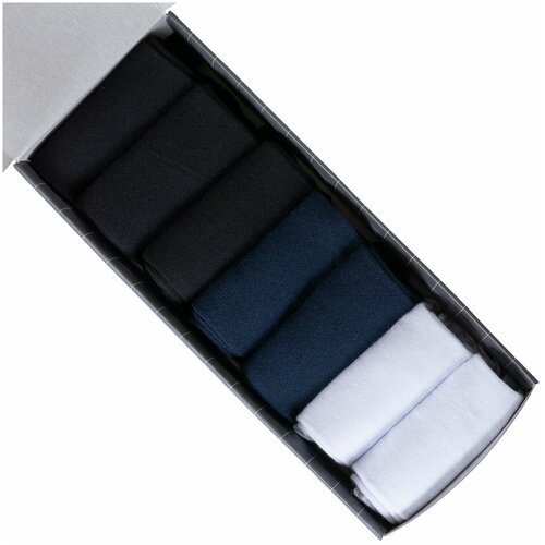 фото Набор из 7 пар мужских носков "стандарт" от фабрики virtuoso микс 1, размер 27 (41-43)