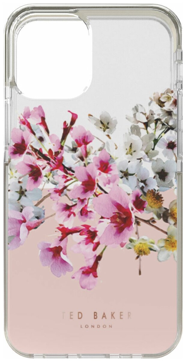 Клип-кейс Ted Baker Antishock для iPhone 13 Pro Jasmine Clear Pink (84608)