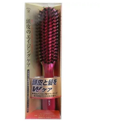 Ikemoto Щётка антивозрастная для ухода за волосами и кожей головы - Aging scalp care brush, 1шт