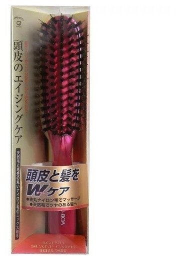 Ikemoto Щётка антивозрастная для ухода за волосами и кожей головы - Aging scalp care brush 1шт