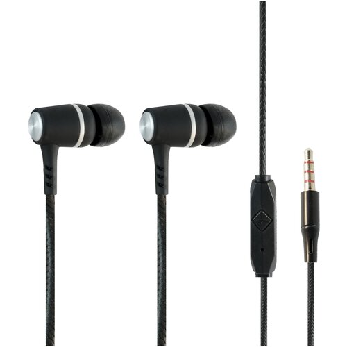 Наушники внутриканальные FaisON HP-111 Time силикон микрофон кнопка ответа кабель 11м цвет чёрный серебряный 23500₽