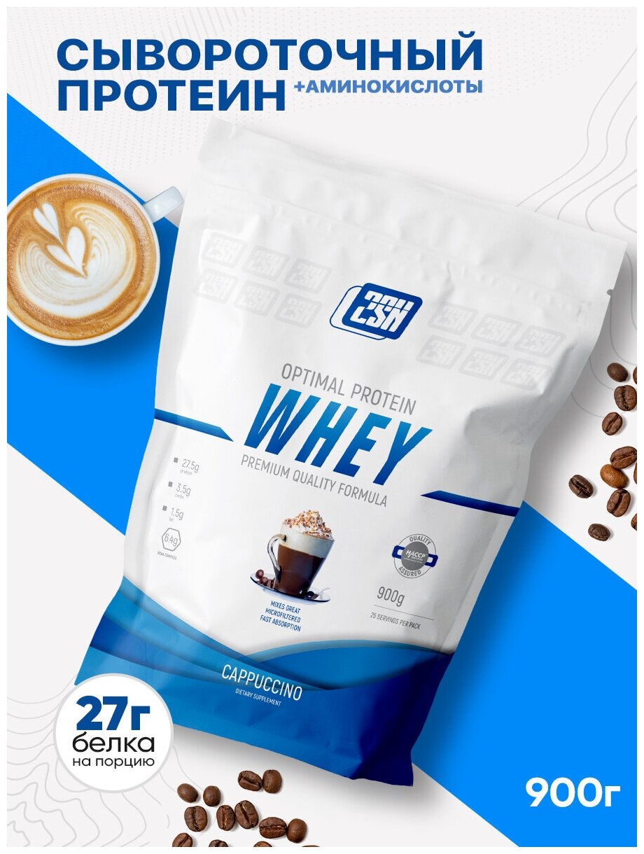 Протеин 2SN Whey Protein, 900г (Капучино)