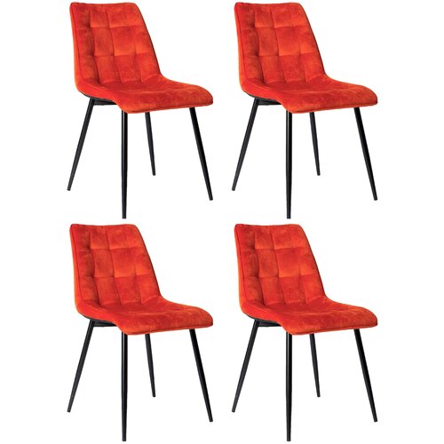 Стул Leon коралл, комплект 4 шт