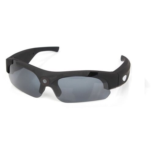 Спортивные солнцезащитные поляризационные очки с экшн-камерой DVR Full HD 1080P - черные