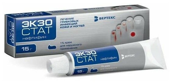 Экзостат крем для наружного применения 1% 15г