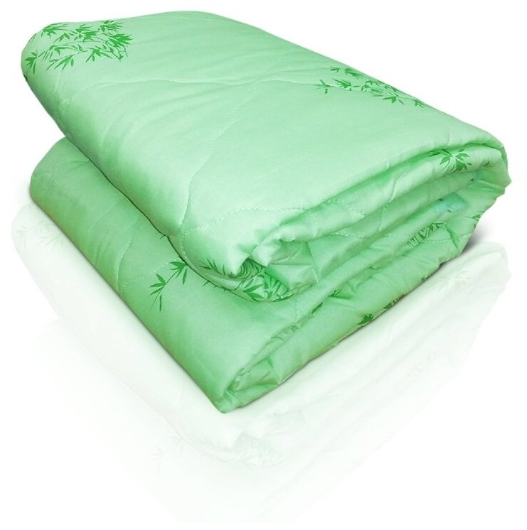 Одеяло Бамбук люкс облегченное Евро 150г/м2 - фотография № 2