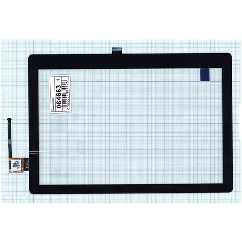 Сенсорное стекло (тачскрин) для Lenovo Tab E10 TB-X104F TB-X104L черное for lenovo tab e10 tb x104f tb x104l 10 1 inch 9h premium tablet tempered glass screen protector film protector cover