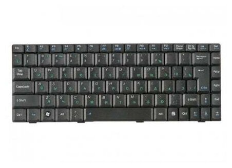 Клавиатура для ноутбука Asus 04GNGD1KRU00 Черная без рамки