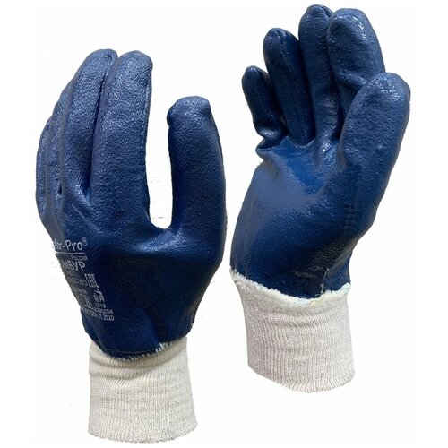 Перчатки рабочие Master-Pro® помбур х/б с плотным нитриловым покрытием, маслобензостойкие, 1 пара