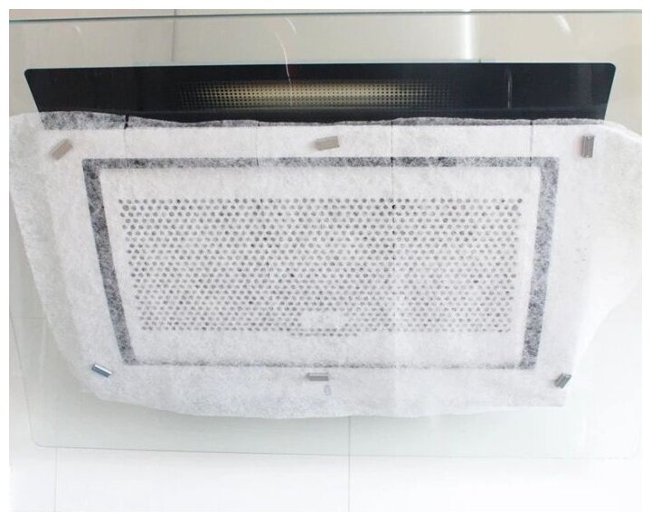 Фильтровальная жиропоглощающая мембрана (бумага), фильтр для кухонных вытяжек (рулон 10м х 46см) - фотография № 2