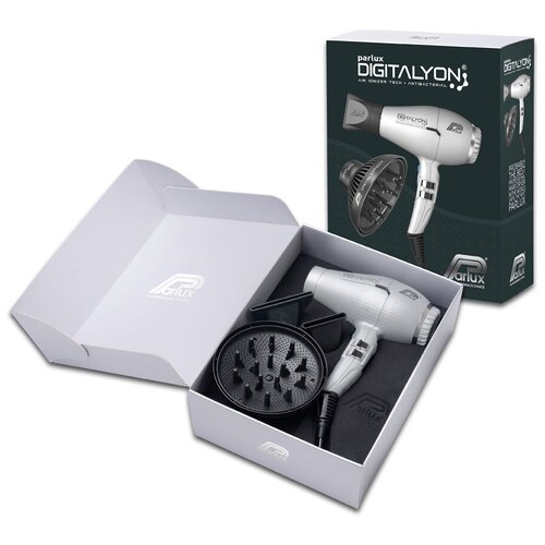 Набор Фен PARLUX Digitalyon Silver серебристый 2400 Вт 2 насадки диффузор MagicSense Set-0901-Digitalyon Silvr 1774000₽