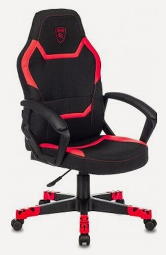 Изображение товара Кресло геймерское Zombie 10 черный. красный текстиль
