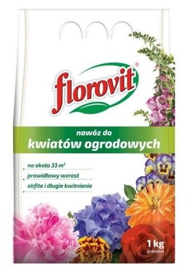 Удобрение Флоровит для садовых цветов 1кг, мешок - фотография № 4